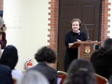 Uostamiesčio jaunimas diskutavo su europarlamentare L. Andrikiene